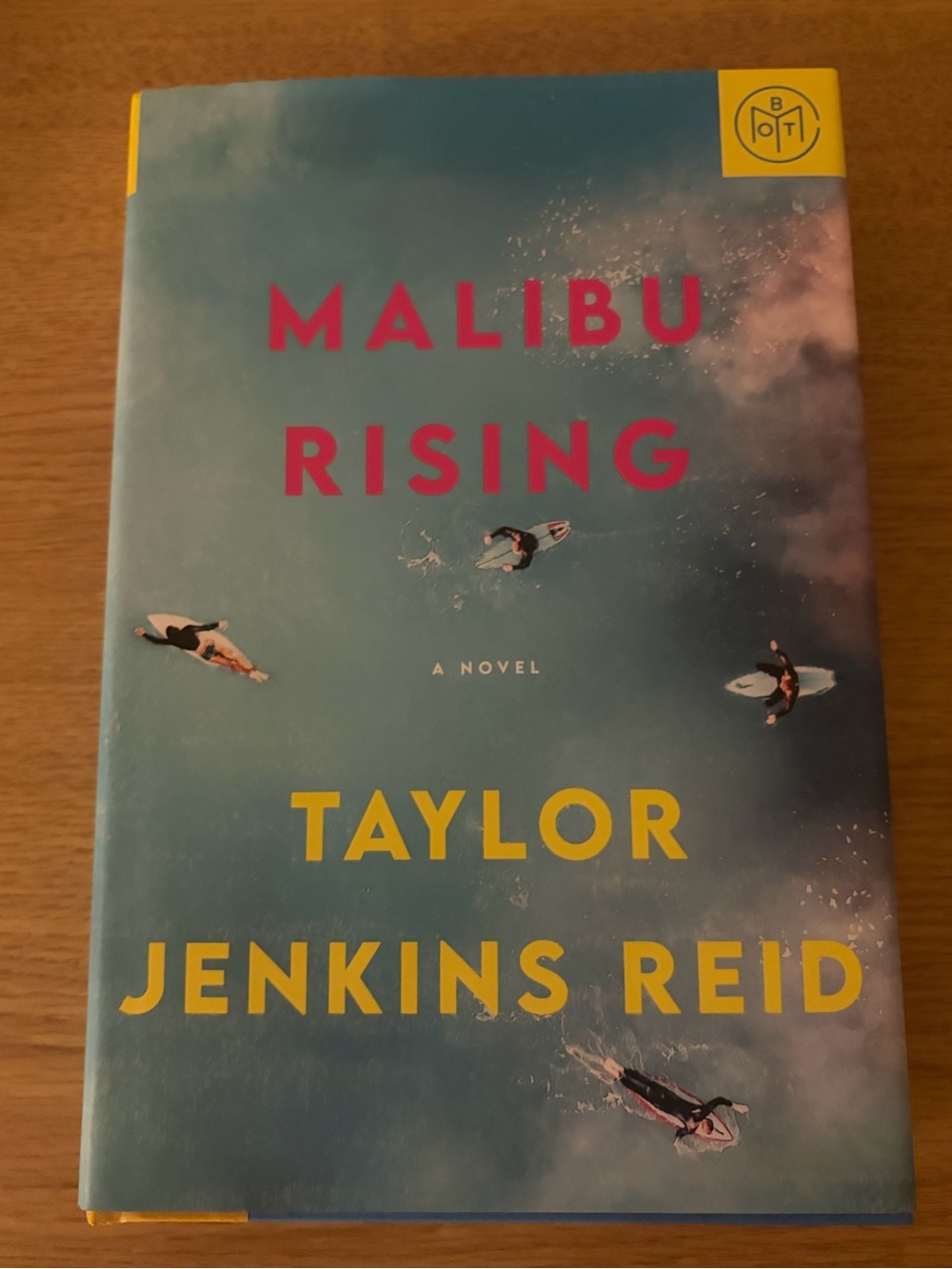 Malibu Rising by Taylor Jenkins Reid Hardcover Book of the Month BOTM